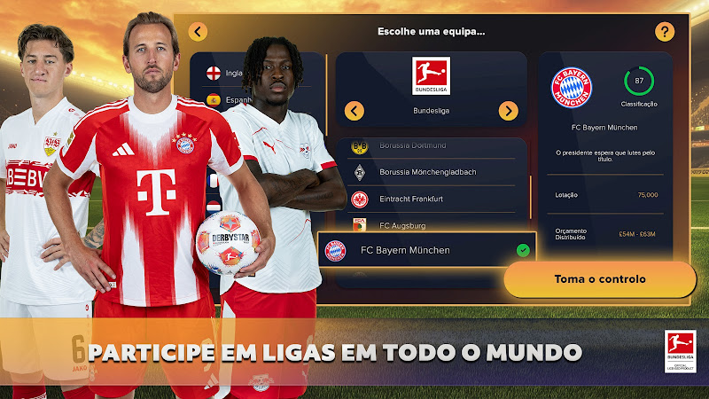Segunda imagem de jogabilidade de Soccer Manager 2026 - Futebol