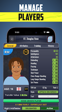 Imagem de jogabilidade de Ultimate Football Club Manager